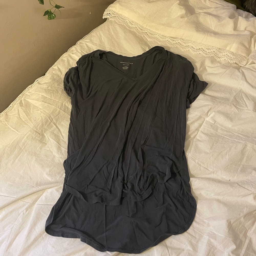 American wavy soft & sexy scoop tee